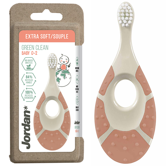 Jordan Green Clean Baby Toothbrush - 0-2 Years