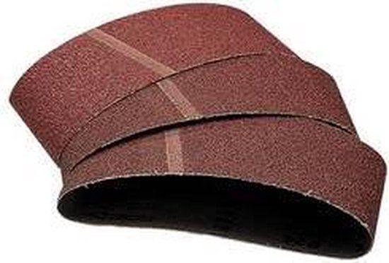 Wolfcraft Bandschuurpapier 75 x 533 mm - Korrel 40, 80, 120 - 9 Stuks