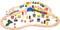 All Aboard Battat Battat All Aboard Battat Treinbaan Hout 102-delig