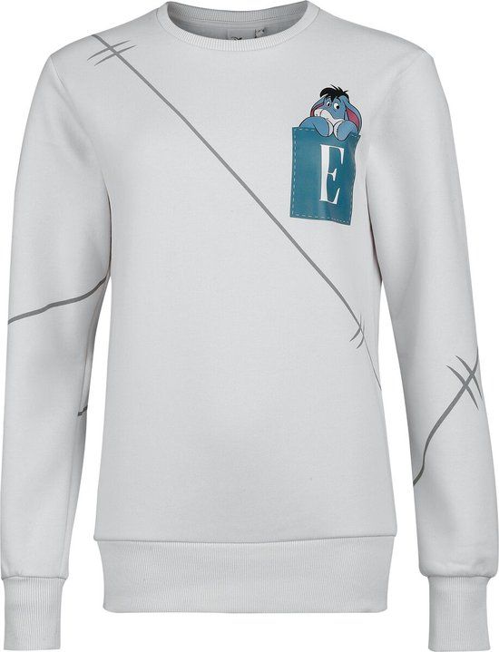 Winnie The Pooh Eeyore Dames Sweatshirts - wit - XXL