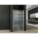 Wiesbaden Maki Porte de douche pliante Droite - 1000x2000x8mm- NANO - Verre transparent/Chrome