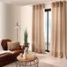 Enjoy ED ENJOY HOME Basic siergordijn, polyester, bruin, 140 x 240 cm