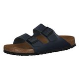 BIRKENSTOCK Pantolette Damen 51153 Glattleder in blau