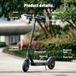 W3 - Scooter électrique pour le trafic urbain - Batterie 36V 7,8Ah - Autonomie 24–34 km - Pneus gonflables de 21,6 cm - Entraînement par roue arrière - Frein à tambour + frein électrique - Pliable