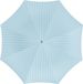 Gebro Parasol - lichtblauw/wit - gestreept - D180 cm - UV-bescherming - incl. draagtas