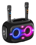 N-GEAR NRG600 - Bluetooth Party Speaker - Black - Includes 2 Microphones