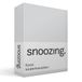 Snoozing Flanel Kinderhoeslaken - Ledikant 60x120 cm - Grijs