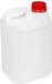 CM Jerrycan voor water/vloeistoffen - 5 liter - Kunststof - wit