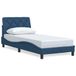 VidaXL Bedframe, stof, blauw, 90x200 cm