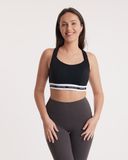 Active - Soutien-gorge de sport d'allaitement à faible impact - Noir / M Plus