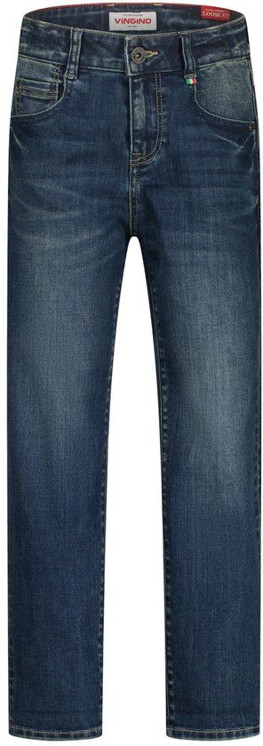 Vingino Cabiano Jongens Straight Leg Jeans Maat 152 Cruziale Blue