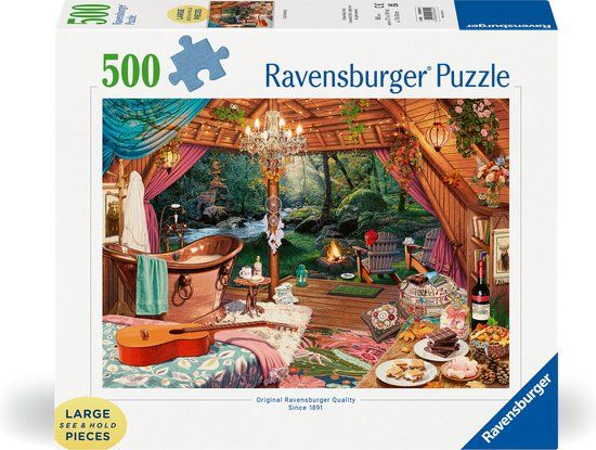 Ravensburger Cozy Glamping Puzzel - 500 Stukjes