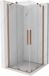 Mexen Velar Duo douchecabine 90 x 90 cm, transparant, koper geborsteld