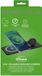Celly MagFold 2IN1 Draadloze Oplader - 15W Wireless Charger geschikt voor iPhone en Apple Watch / Airpods - Zwart