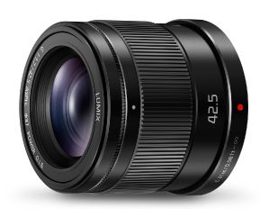 Panasonic H-HS043E - 42.5mm f/1.7 Micro Four Thirds Lens - Black