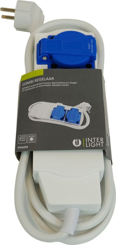E-T-A Wasmachine/Droog schakelaar - Wit