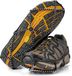 Elodame B.V. Crampons pour chaussures - Semelles antidérapantes pour neige - Crampons antidérapants pour glace et neige – Marche sécurisée sur neige et glace – Randonnée et extérieur – Unisexe – Noir – Taille L (38-46)