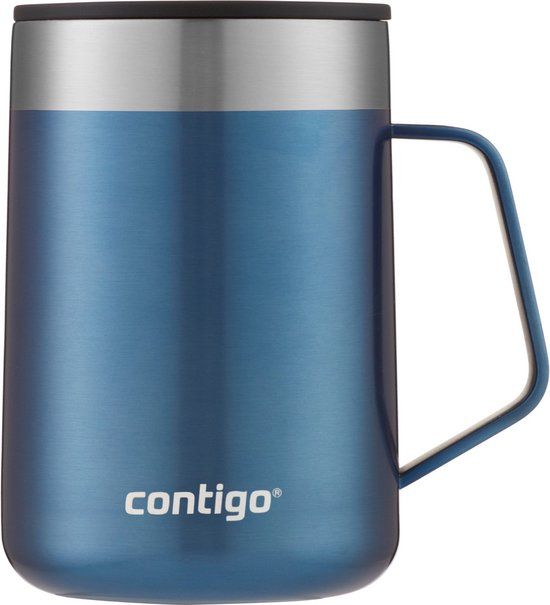 Contigo Streeterville Desk Mug - Thermosbeker - 410 ml - Blue Corn