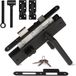 Tuindeco Luxe inbouwslotset privacy deuren RVS veiligheidsslot (zwart)