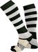 Errea Zone Sok 2003 Sokken - Sportswear - Volwassen - Zwart - Gestreept - Unisex - Polyester - One Size