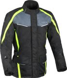 DIFI Cage Aerotex veste de moto imperméable en textile, noir/jaune, taille S