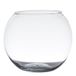 Hakbijl Glass bougeoir - verre - D11 x H9,5 cm - bougeoir / mini vase