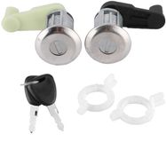 Merkloos / Sans marque Duokon Links Rechts Slot, paar Deurslot Cilinder Kit met Sleutel 7701468981 Fit voor Renault Megane I Scenic I Clio II Thalia