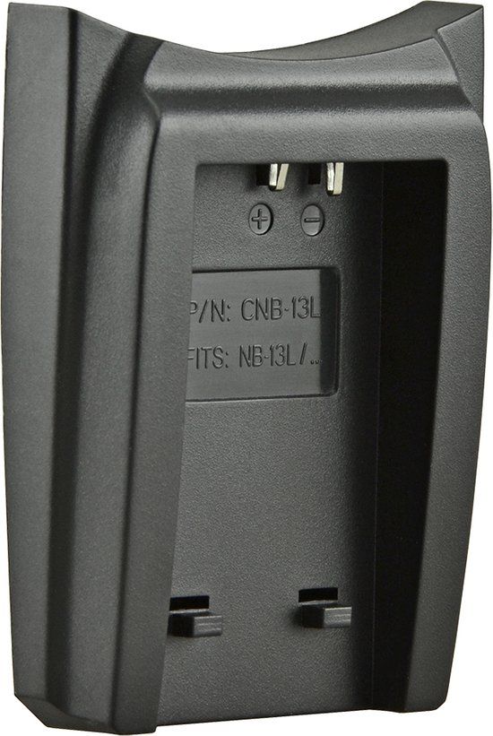 Jupio Charger Plate for Canon NB-13L - Black