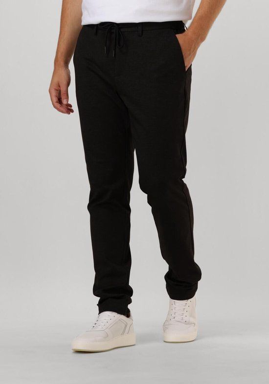 Dstrezzed The Lancaster Tapered Jogger Pattern Sweat Broeken Heren - Zwart - Maat 30/32