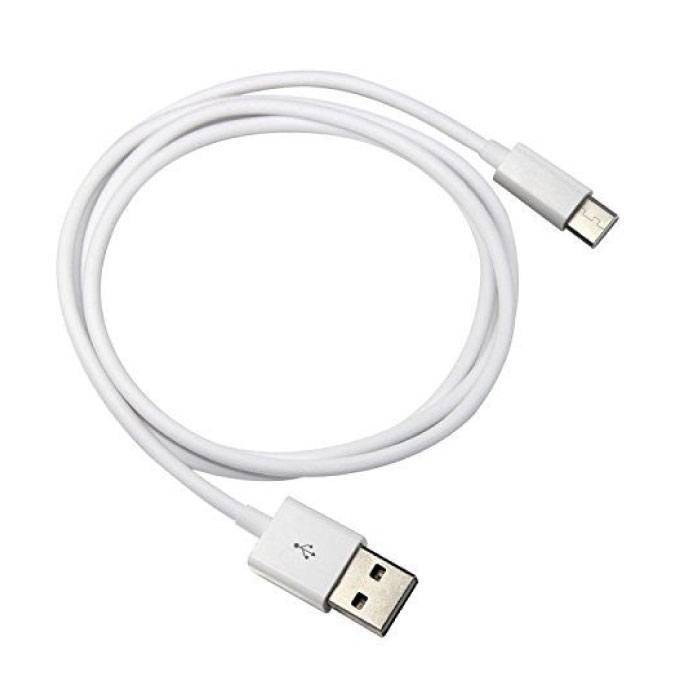Stuff Certified 10-Pack USB - USB-C Oplaadkabel Data Kabel Android 1 Meter Zwart/Wit