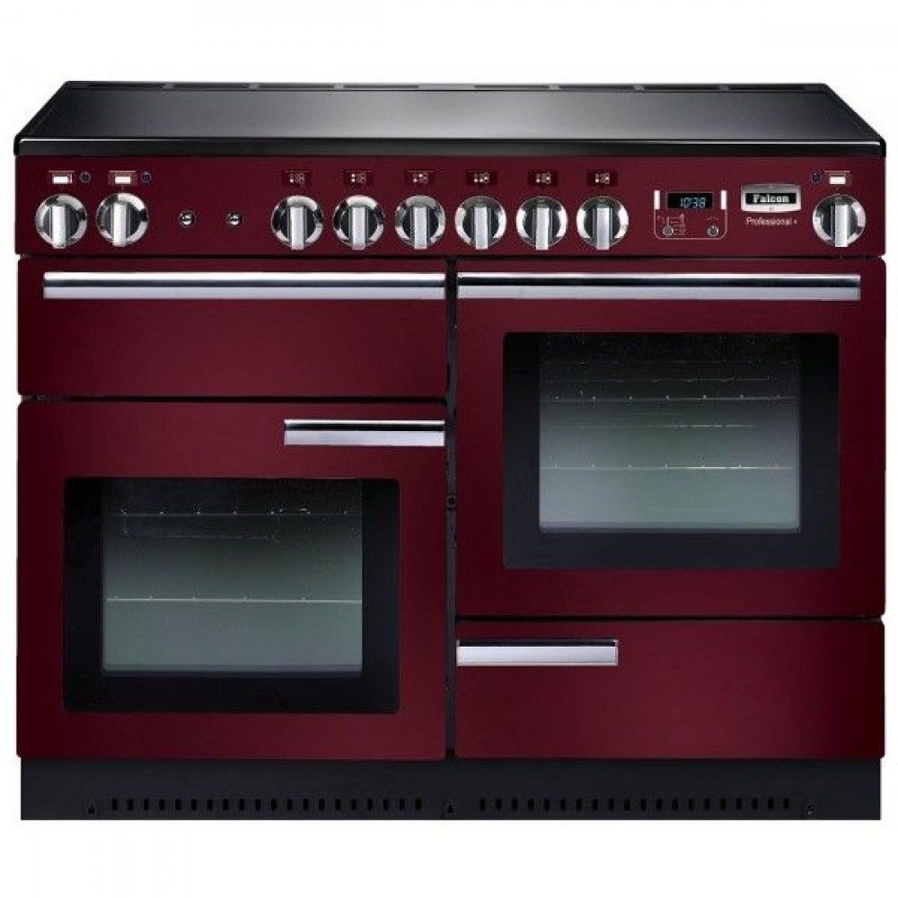 Falcon Professional + 110 Range-fornuis - Rood - Inductie - 5 Zones - A