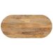 VidaXL Tafelblad ovaal 110x40x2,5 cm massief mangohout