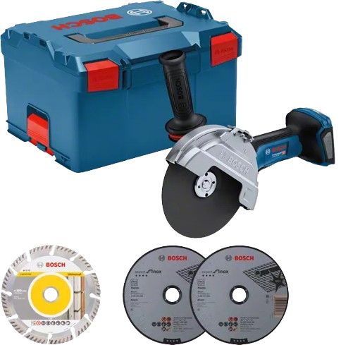 Bosch GWS 18V-180P Professional Haakse Slijper - 18cm - 7000 RPM - 1500W - 2.8 kg