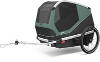 Thule Fietskar Bexey Groen&Zwart&Aluminium - Hondenfietskar - 97x79x107 cm