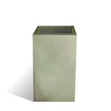 Miplast Hoge bloempot, glad, 40 x 40 x H 80 cm, taupe
