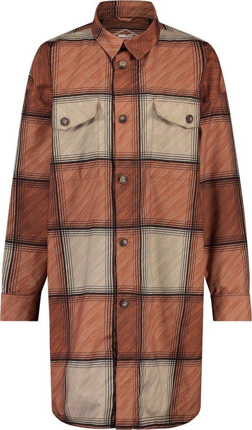 AGU Winter Oversized Rain Shirt Urban Outdoor Women - Orange - L