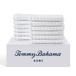 Tommy Bahama - Zeer absorberende katoenen washandjes set, kleurecht en lichtbestendig (North Pacific White, 12 stuks)