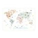 Play&Go EEVAA 3-in-1 omkeerbare puzzel Wereldmap (120x180cm - 6 tegels)