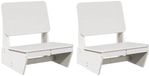 vidaXL Tuinstoelen 2 stuks 60x64x70,5 cm massief grenenhout wit