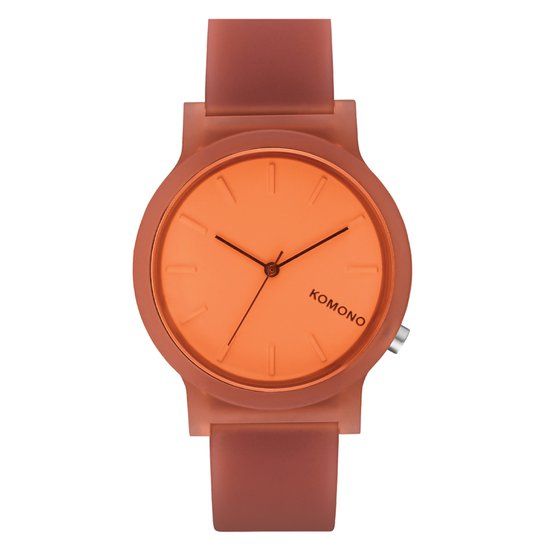 Komono Mono Glow Rosewood Polshorloge W4435 - Roze - 38 mm - Unisex