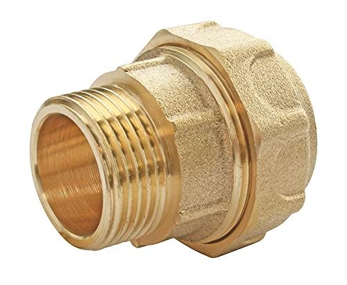 SOMATHERM FOR YOU 3540730014191 Straight PE32-M20 / 27 messing rechts voor PE Ø32 passend mannelijk 20/27-buiten pak