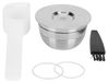 Capsules à café réutilisables Set avec cuillère et brosse
