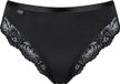 sloggi Romance Dames Tai slip met kant - Zwart - Maat 46