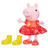 Peppa Pig Peppa's Muddy Puddles Party zang- en danspop, interactief elektronisch kleuterspeelgoed voor meisjes en jongens, vanaf 3 jaar