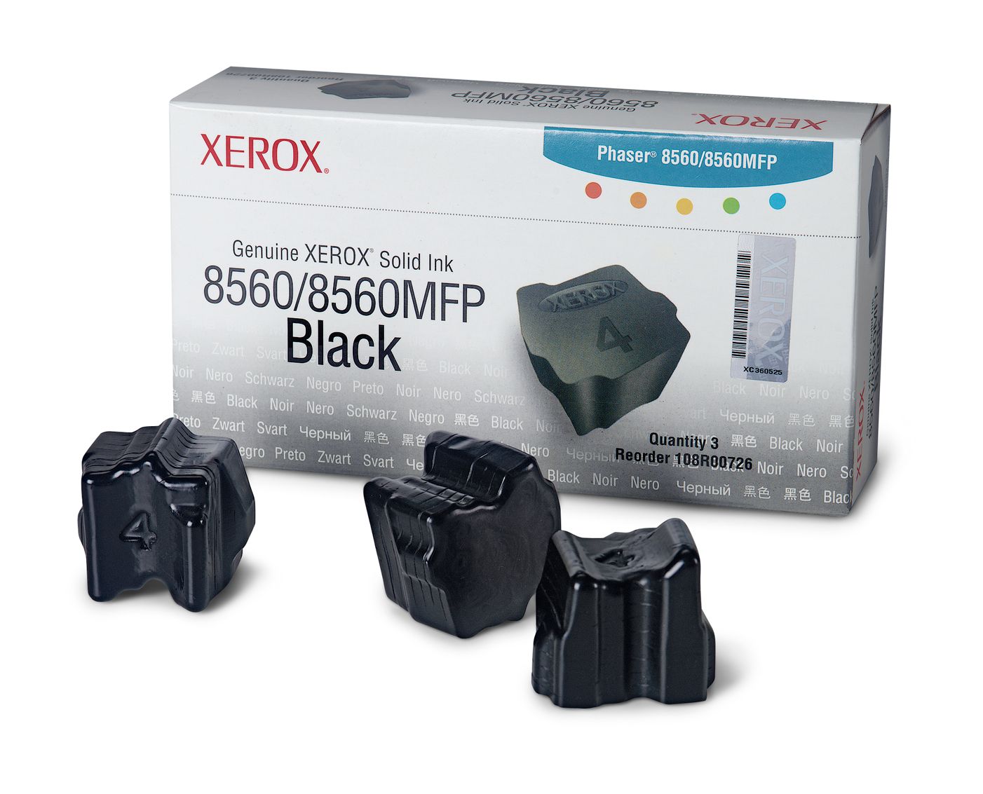 Xerox Originele Xerox Solid Ink 8560MFP/8560 Zwart (3.400 pagina's)