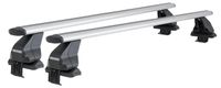 Menabo Omega Plus | Fietsendrager Ds - 3, geschikt voor auto's vanaf 2018 - Aluminium - Lengte 112 cm - Draagvermogen 50 kg - Set van 2