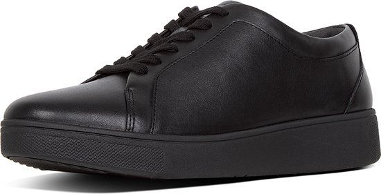 FitFlop Rally Leather Sneakers - Black - Size 41