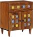 vidaXL Nachtkastje Bruin Massief Mango Hout 50 x 33 x 60 cm