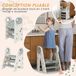 AIYAPLAY Stepper pour enfants - Plastique - Gris