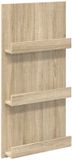 vidaXL Bibliothèque chêne Sonoma 51 x 11 x 102 cm bois traité